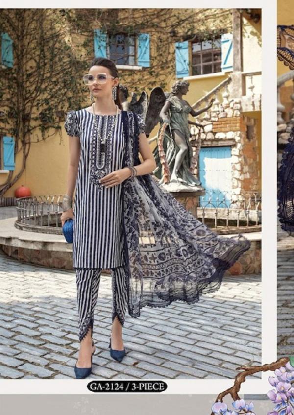 Gull AAhmed Noorain Linen Cotton Digital Print Dress Material Collection